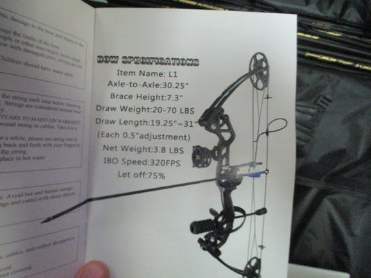 Lanneret Compound Bow and Archery Set Right Hand Archery Compound Bow