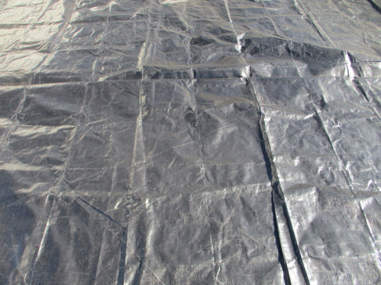 Used Black 20' X 12' Ground Camping Tarp
