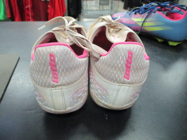 Load image into Gallery viewer, Used Lotto Size 4 Soccer Shoes Pink
