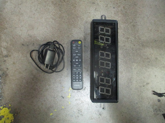 Used Interval Timer, Stopwatch and Gym Wall Clock with Remote