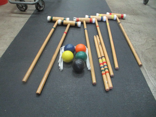 Load image into Gallery viewer, Used 6-Player Complete Croquet Set
