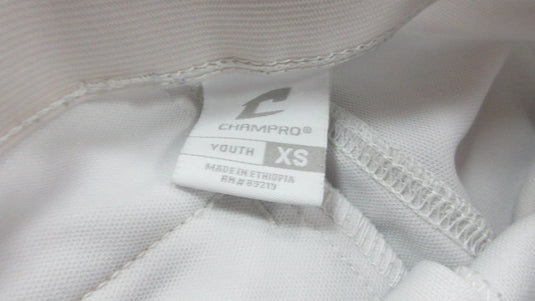 Used Champro Youth XS Elastic Bottoms Baseball Pants