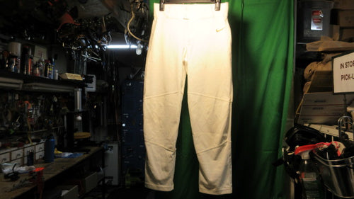 Used Nike Baseball Pants Open Bottom Youth XL - White