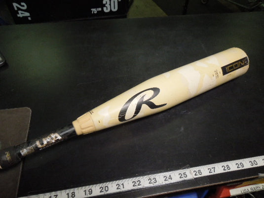 Used Rawlings Icon USA Baseball Bat 29in 19oz -10