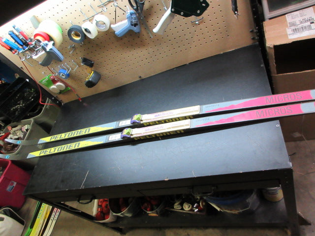 Load image into Gallery viewer, Used Salomon Bindings Peltonen Cosmic Micros Graphite Cross Country Skis
