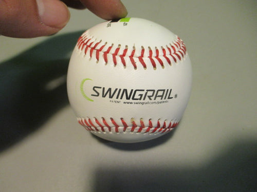 Used Swingrail Launch Angle Baseball Training ball