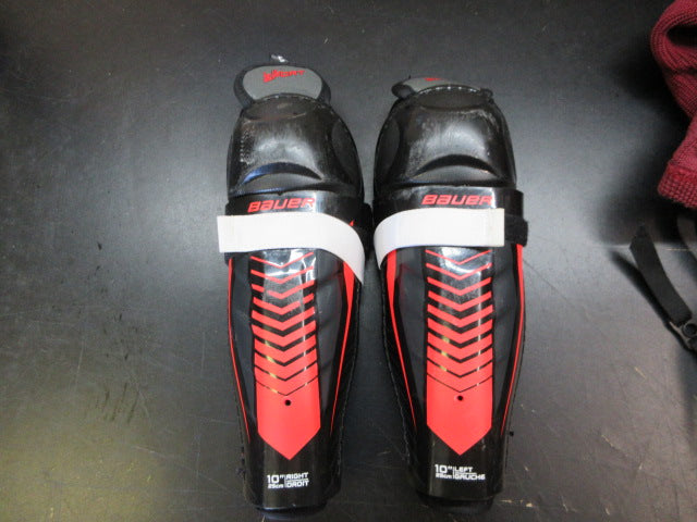 Load image into Gallery viewer, Used Bauer Lil' Sport Hockey Shin Guards - 10"
