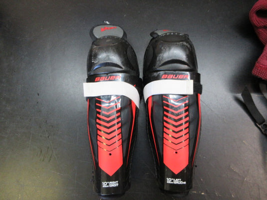 Used Bauer Lil' Sport Hockey Shin Guards - 10"