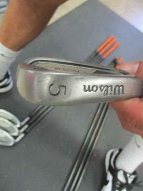 Load image into Gallery viewer, Used Wilson Pro Staff AD Oversized Iron Set 3 - 9 PW Misssing 7 Iron - LH
