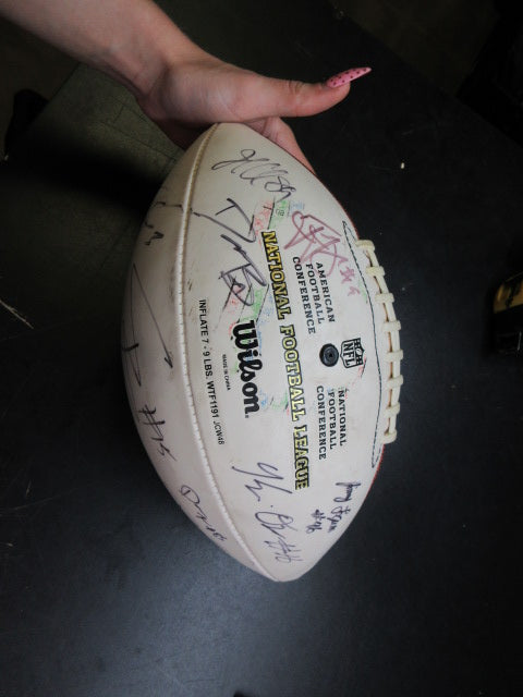 Load image into Gallery viewer, Used Wilson The Duke National Football Conference Autograph Football
