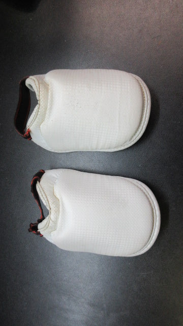 Used Taekwondo Foot Guards Youth - White