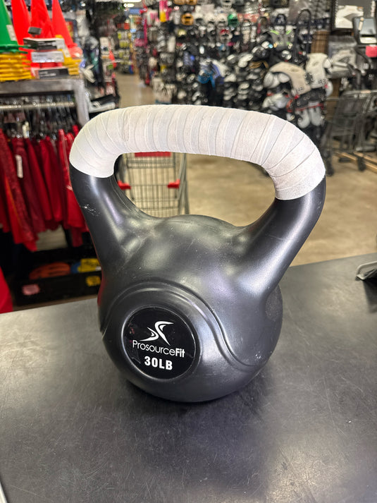 Heavy Use Prosource Fit 30 lb Rubber Kettle Bell