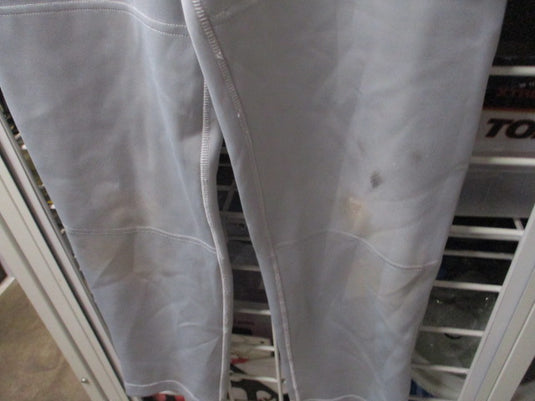 Used Marucci Grey Open Bottom Baseball Pants Size Youth Large