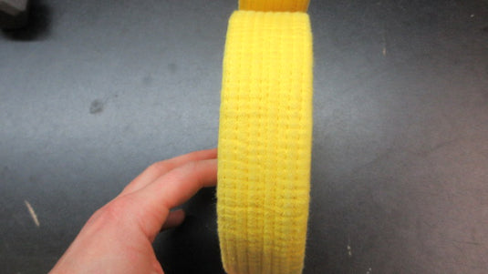 Used KI Yellow Karate Belt - Size 4