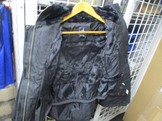 New Women's Pulse Aries Insulated Snow Jacket Size Medium - Black Denim