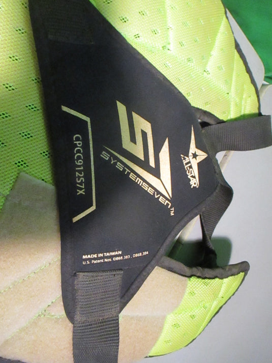 Used All Star System 7 CPCC9127X Youth 9-12 Catchers Chest Protector