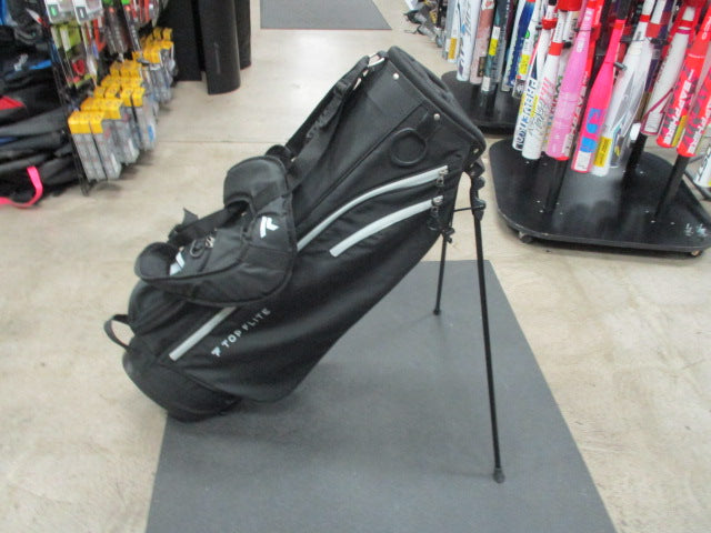 Load image into Gallery viewer, Used Top Flite Black Golf Stand Bag

