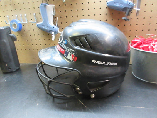 Used Rawlings Coolflo Batting Helmet with Facemask - 6 1/2 - 7 1/2
