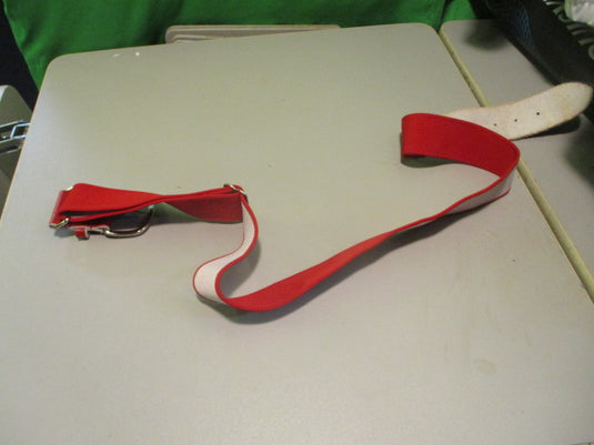 Used Adult Cardinal Red Baseball Belt