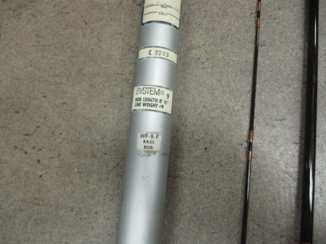 Load image into Gallery viewer, Scientific Anglers System 9 C3743 8" 11" 9# WF-9-F Bass Bug FLY ROD With Case
