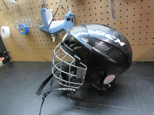 Used CCM FL40 Adjustable Hockey Helmet W/ Mask - Size Small