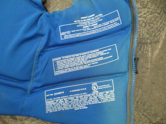 Used HyperLite Neoprene Life Jacket Size Large