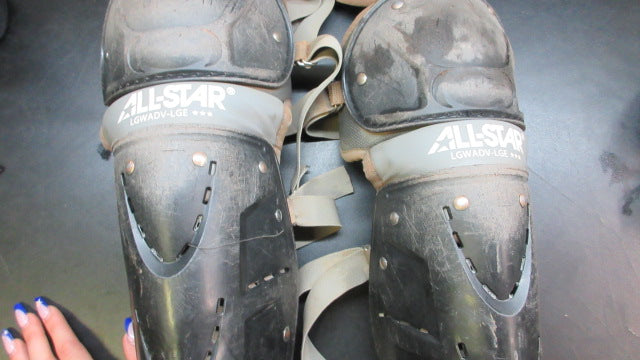 Load image into Gallery viewer, Used All-Star Catchers Shin Guards - Adult
