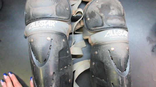 Used All-Star Catchers Shin Guards - Adult