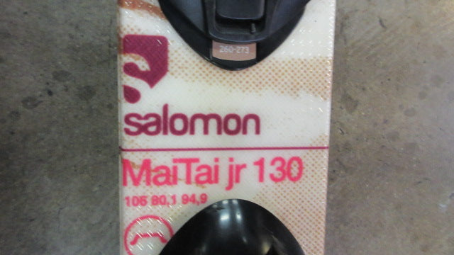 Load image into Gallery viewer, Used Salomon MaiTai Jr Downhill Skis w/ Salomon Bindings Size 130cm

