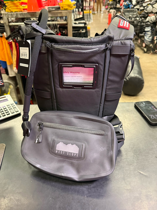 Like New West Slope Pro180x Waterproof Chest Rig, H2O Bladder and Chest Pack