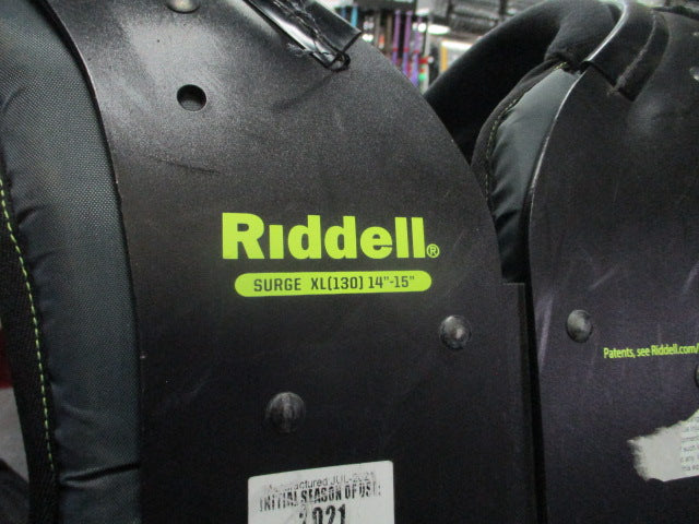 Load image into Gallery viewer, Used Riddell Surge Football Shoulder Pads with Back Plate Size XL
