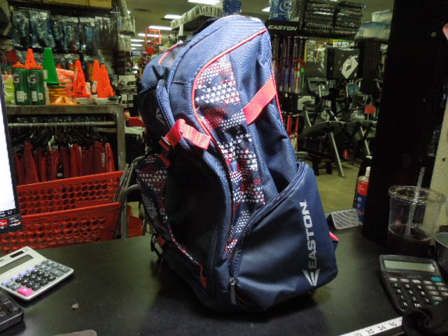 Load image into Gallery viewer, Used Easton Walk Off Mojo Stars and Stripes Baseball Equipment Backpack
