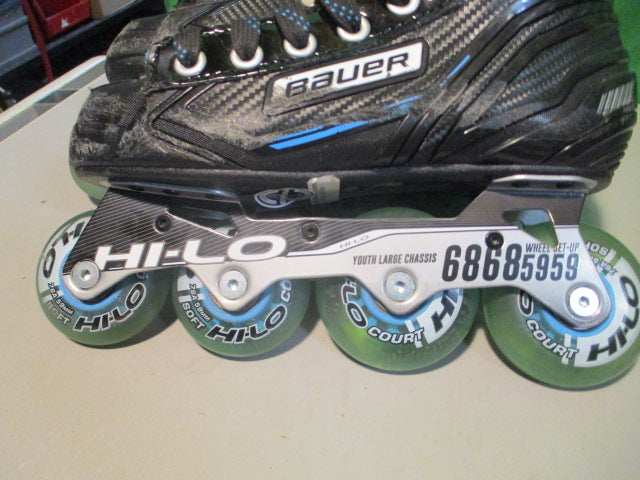 Load image into Gallery viewer, Used Bauer RSX Size 2 Hockey Roller Blades
