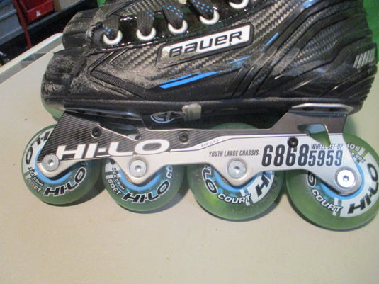 Used Bauer RSX Size 2 Hockey Roller Blades