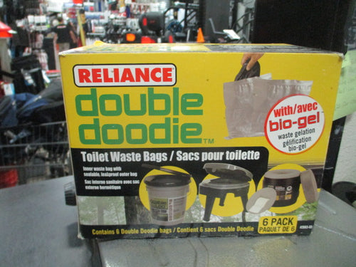 Used Reliance Double Doodie Toilet Waste Bags