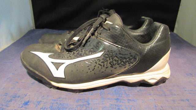 Load image into Gallery viewer, Used Mizuno Select Nine Cleats Youth Size 5 - hole
