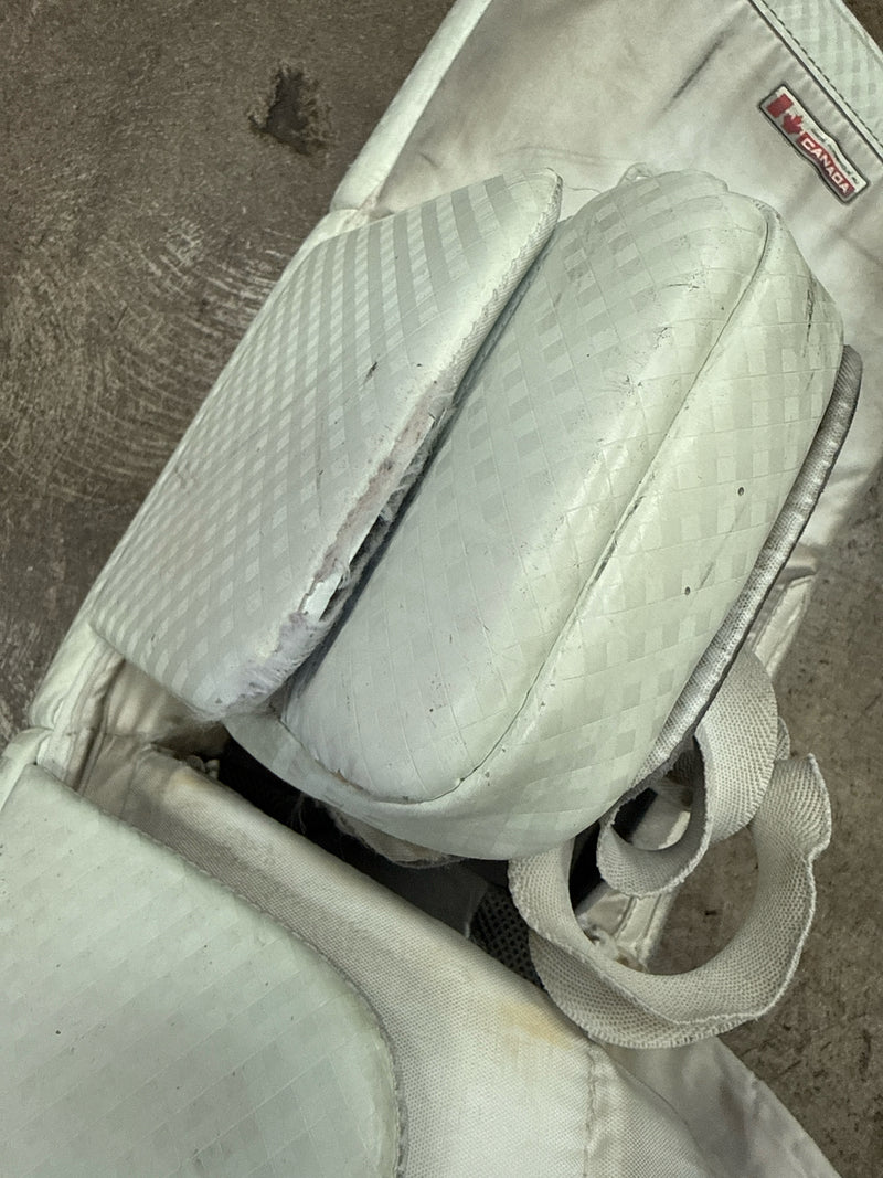 Load image into Gallery viewer, Heavy Use Brians Gnetik Sr. Goalie Leg Pads 33+1
