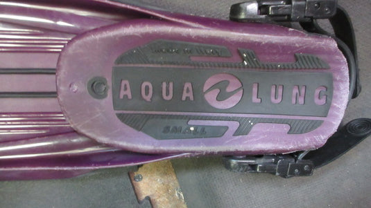 Used Aqua Lung Blades 2 24" Swim Fins Adult Size Small - small wear on heels
