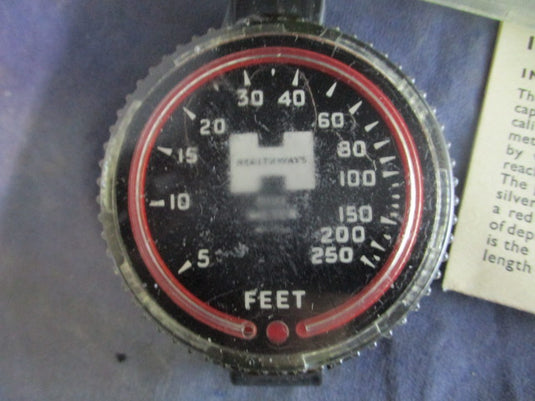 Used Vintage 1965 Healthways Dive Meter Watch