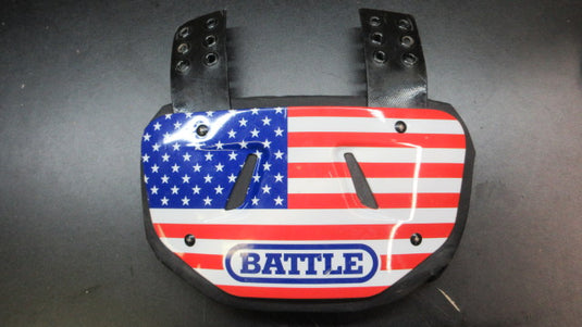 Used Battle Football BackPlate