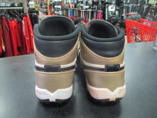 Used Nike Air Jordan Black/Gold Cleats Size 5