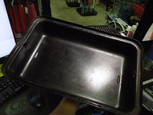 Used Weber Go Anywhere Propane Grill with Closed Lid Locking Mechanism