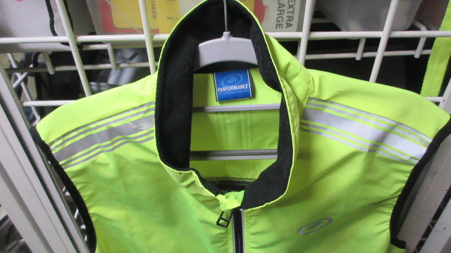 Load image into Gallery viewer, Used Performance Hi - His Neon Yellow Cycling Shirt Adult Size Large
