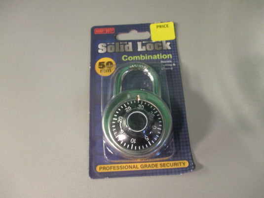 Heavy Duty Solid Lock Combination Lock 50mm