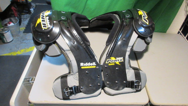 Load image into Gallery viewer, New Riddell Power Surge Youth Shoulder Pads W/ Back Plate-Size XL

