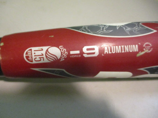 Used Demarini Voodoo VDR13 Half + Half (-9) 31" USSSA Baseball Bat
