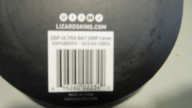 Load image into Gallery viewer, New Lizard Skins DSP Ultra Ocean Vibes Bat Grip Tape - 1.1 mm
