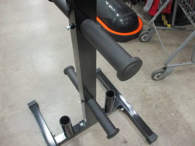 Load image into Gallery viewer, Yaheetech Olympic Plate Tree W/ 2 Barbell Holders
