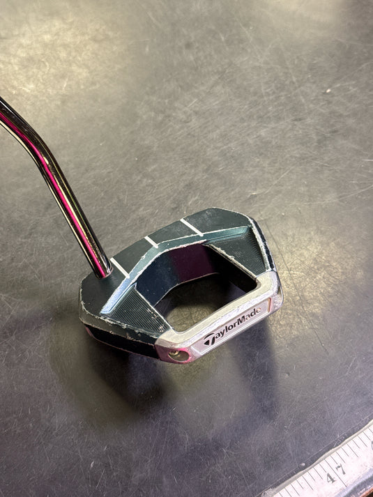 Used TaylorMade Spider S Platinum Pure Roll Offset 55G Right Hand Mallet Putter