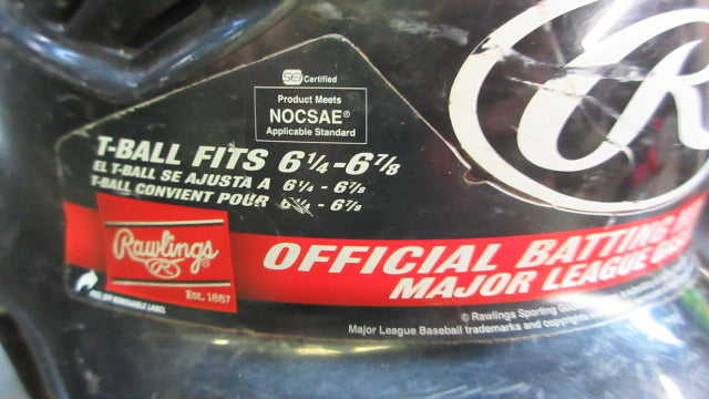 Load image into Gallery viewer, Used Rawlings T-Ball Batting Helmet - 6 1/4" - 6 7/8"
